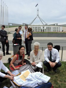 Professor Fiona Stanley delivers